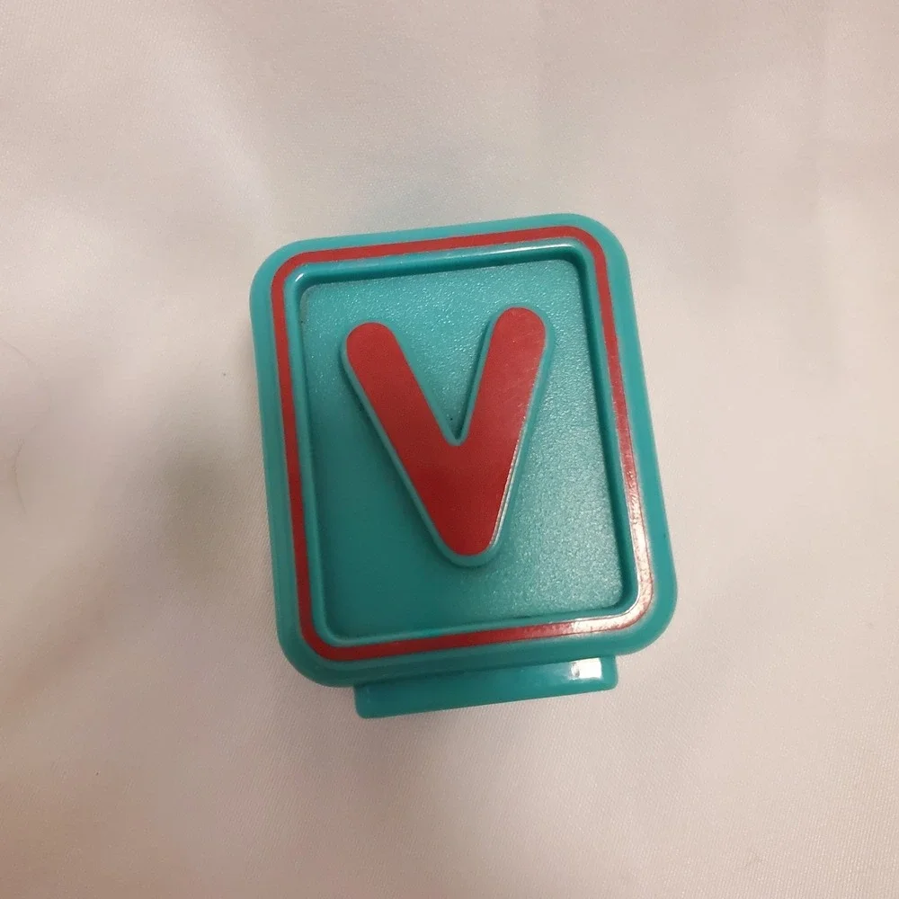 Vtech Sit to Stand Alphabet Train Replacement Letter Blocks- V VAN